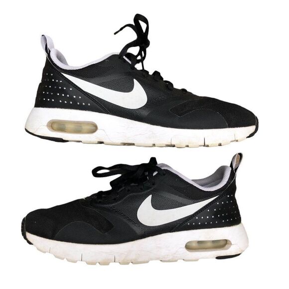 RARE 2016 Nike Air Max Tavas GS 'Black White' Size 8.5 - Picture 1 of 16